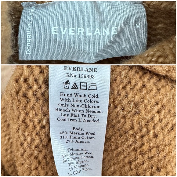 Everlane The Cloud Turtleneck Alpaca Wool Blend
Brown Sweater M - Picture 16 of 16
